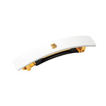 Balmain haar barrette medium white